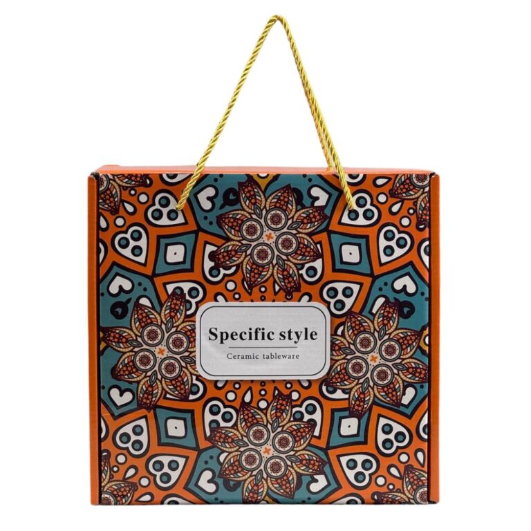 پک کادویی کاسه و چاپستیک طرح دنی هوم نمای جعبه