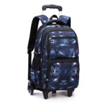کیف مدرسه چرخدار کهکشانی مدل ZIRANYU طرح سه