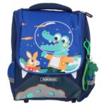 کوله پشتی طرح دایناسور مدل KIDS آبی رنگ