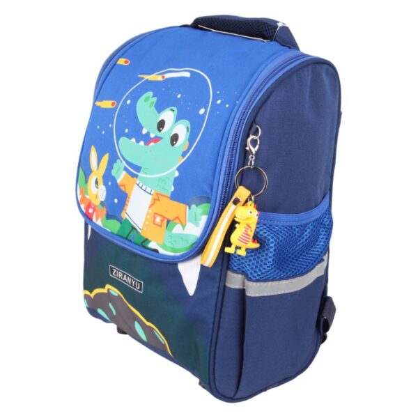کوله پشتی مدل KIDS طرح دایناسور آبی 2