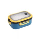 نمای بالا لانچ باکس 6 محفظه ای مدل 1200ml کد 0240 آبی تیره