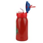 فلاسک کودک دو سر شاخ گوزنی طرح دایناسور گنجایش 0.5 لیتر نی دار