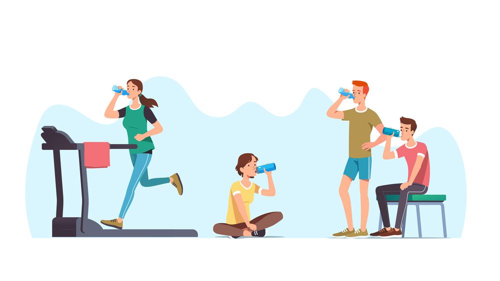 نوشیدن آب حین ورزش و در طول تمرینات