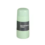 مینی فلاسک دوجداره استیل 150ML نمای رو به رو رنگ سبز