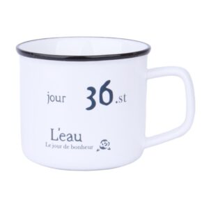 ماگ مدل سرامیکی طرح Leau نمای رو به رو