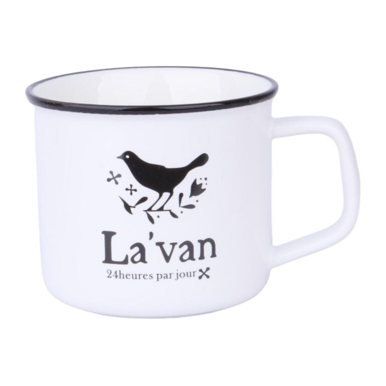 ماگ مدل سرامیکی طرح lavan نمای رو به رو