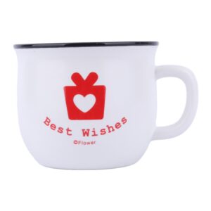 ماگ مدل سرامیکی طرح best wishes نمای رو به رو