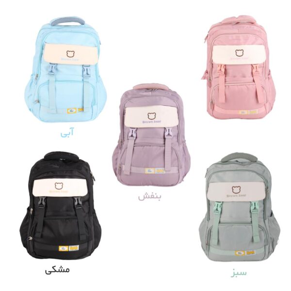 رنگبندی کوله پشتی مدل brown bear کد 4379