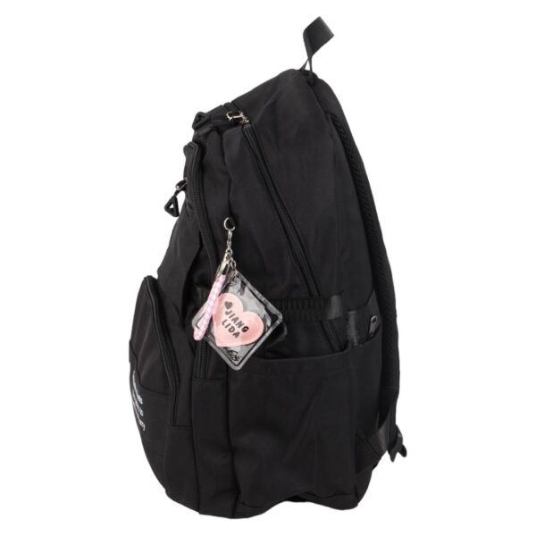 کوله پشتی طرح دختر کد 9378 مشکی چپ