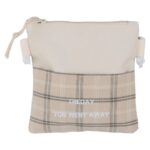 کیف رو دوشی کوله پشتی طرح Burberry ست چهار تکه کد 958 کرم