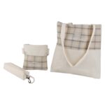 سه تکه از کوله پشتی طرح Burberry ست چهار تکه کد 958 کرم