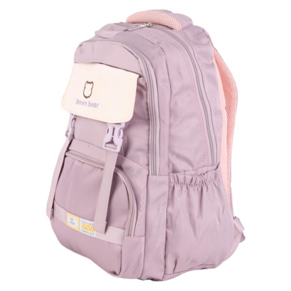 کوله پشتی مدل brown bear کد 4379 بنفش نمای چپ