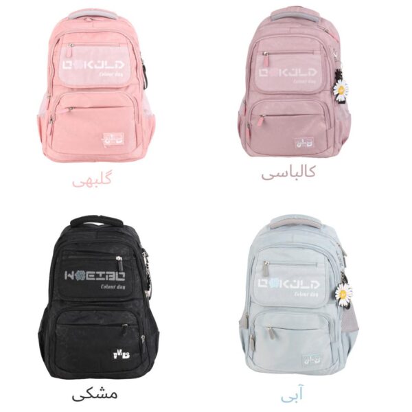 کوله پشتی مدل اسپرت طرح گل 4 رنگ