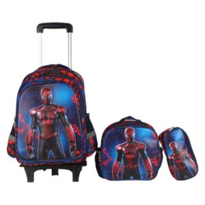 کیف چرخدار طرح Miles Morales به همراه چرخ