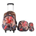 کیف مدرسه چرخدار طرح IRON SPIDER به همراه چرخ