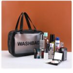 سایز بزرگ ست کیف ضد آب WASH BAG وارداتی مشکی