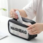 سایز کوچک ست کیف ضد آب WASH BAG وارداتی مشکی
