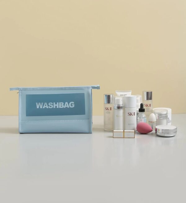 ست کیف لوازم آرایشی wash bag رنگ آبی