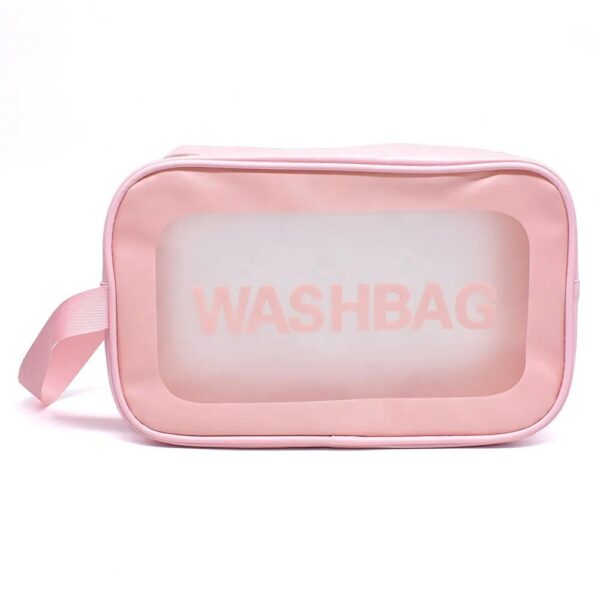 کیف اورجینال WASH BAG رنگ صورتی سایز متوسط