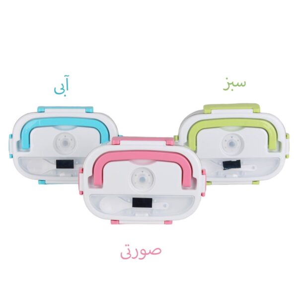 رنگبندی ظرف غذا برقی مدل استیل
