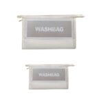 ست کامل کیف لوازم آرایشی WASH BAG رنگ سفید