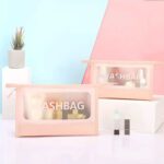 نمای کامل کیف لوازم آرایشی WASH BAG رنگ صورتی