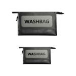 ست کامل کیف لوازم آرایشی WASH BAG رنگ مشکی