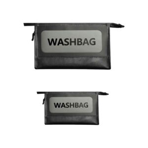 ست کامل کیف لوازم آرایشی WASH BAG رنگ مشکی