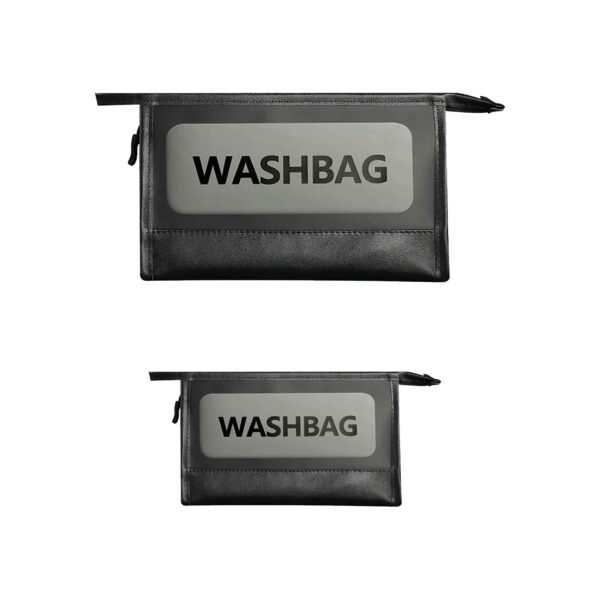ست کامل کیف لوازم آرایشی WASH BAG رنگ مشکی