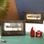 کیف لوازم آرایشی WASH BAG رنگ مشکی ست دوتایی