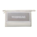 کیف لوازم آرایشی WASH BAG رنگ سفید سایز بزرگ