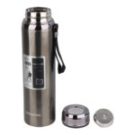 فلاسک درجه دار 800ml مدل JINGBANG خاکستری تیره درپوش باز