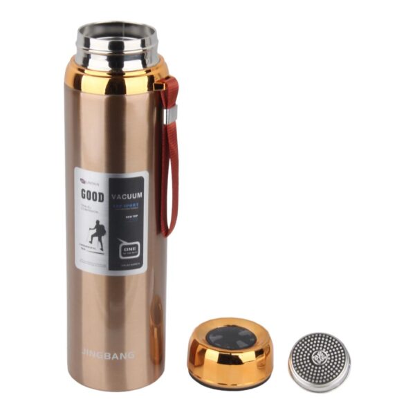 فلاسک درجه دار 800ml مدل JINGBANG طلایی
