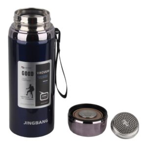 فلاسک درجه دار 600ml مدل JINGBANG سرمه ای