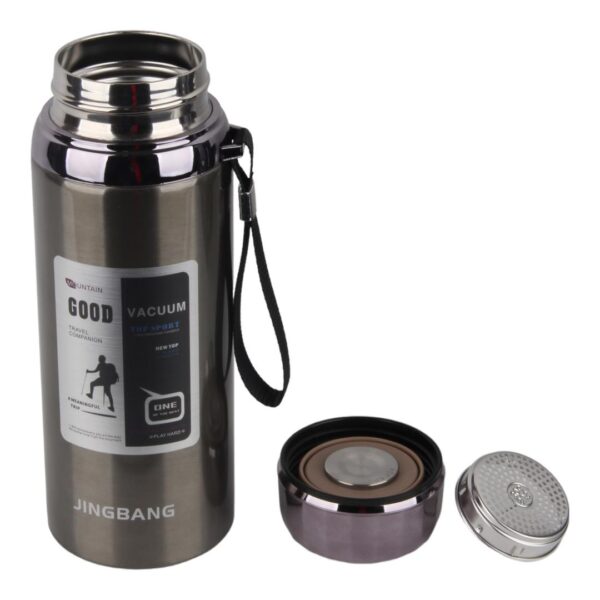 فلاسک درجه دار 600ml مدل JINGBANG خاکستری تیره
