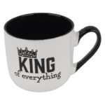 ماگ هدیه طرح KING of everything نمای بالا
