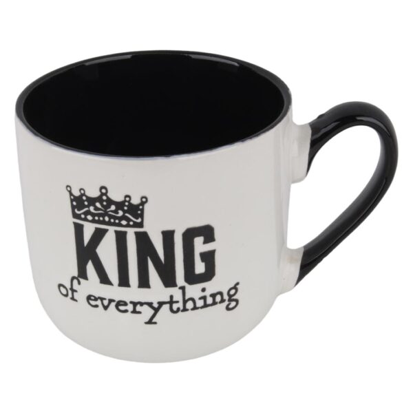 ماگ هدیه طرح KING of everything نمای بالا