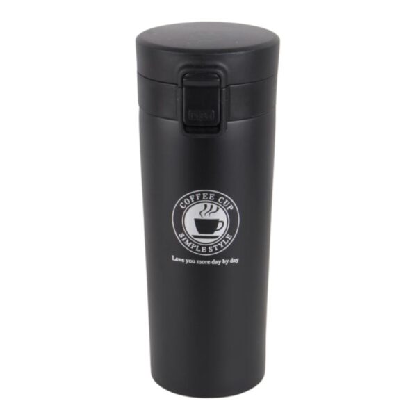تراول ماگ استیل مدل COFFEE CUP مشکی