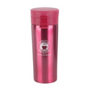 تراول ماگ استیل مدل COFFEE CUP سرخابی