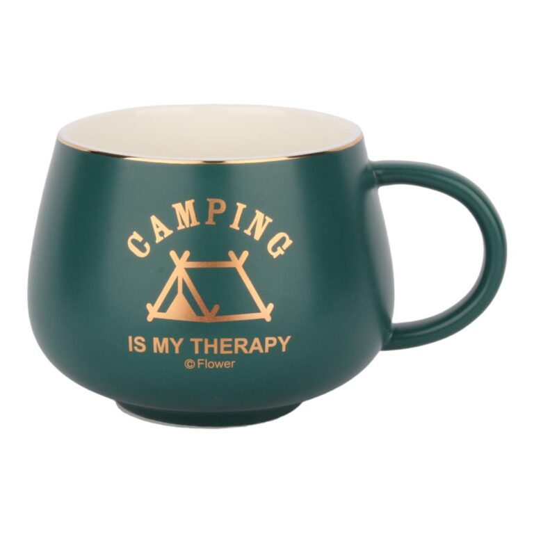ماگ خمره ای طرح CAMPING نمای کامل
