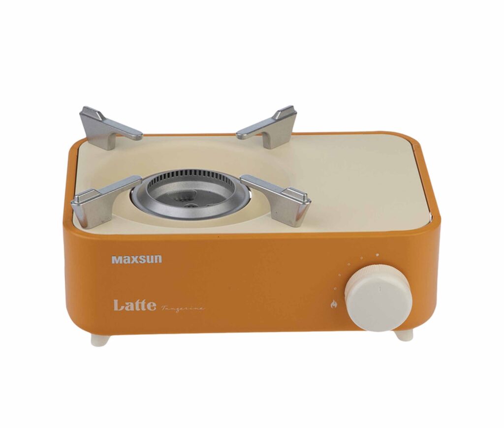 اجاق گاز مسافرتی مکسسان مدل LATTE نارنجی