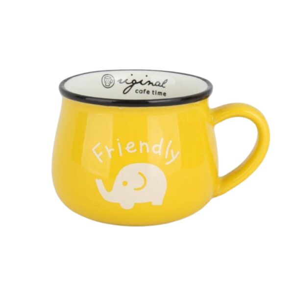 ماگ رجینال کوچک طرح friendly نمای داخلی
