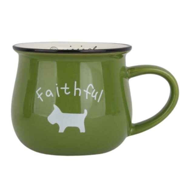 ماگ رجینال متوسط طرح faithful سبز 1