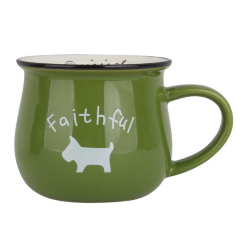 ماگ رجینال متوسط طرح faithful سبز 1