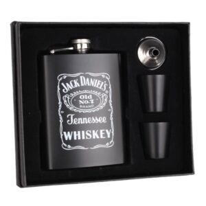 ست هیپ فلاسک Jack Daniel's استیل نمای نزدیک