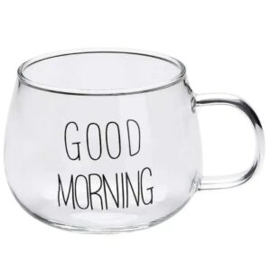 ماگ پیرکس تپل طرح GOOD MORNING