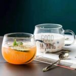 ماگ پیرکس تپل طرح GOOD MORNING با دمنوش