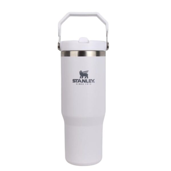 تراول ماگ استنلی نی دار مدل FLIP STRAW TUMBLER نمای رو به رو
