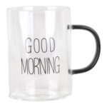 ماگ پیرکس good morning مشکی