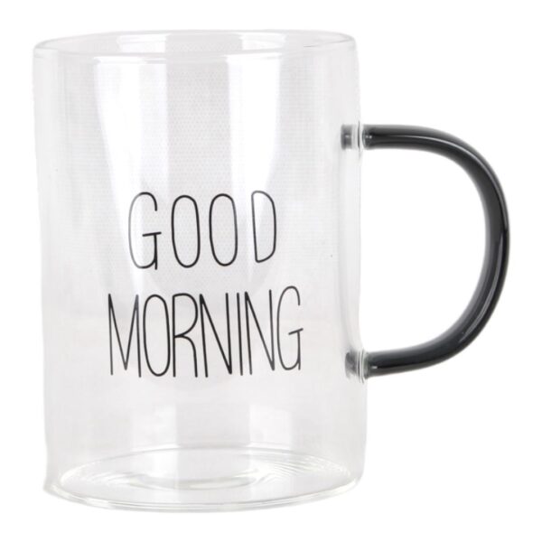 ماگ پیرکس good morning مشکی